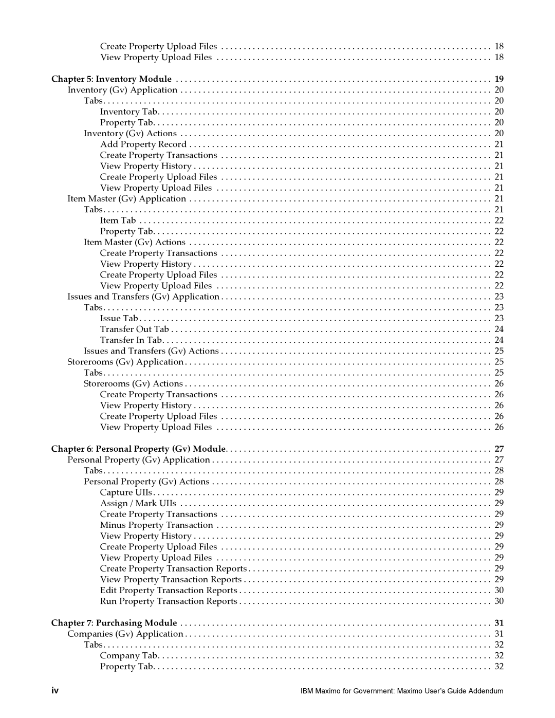 IBM SC23-8765-00 manual Inventory Module 