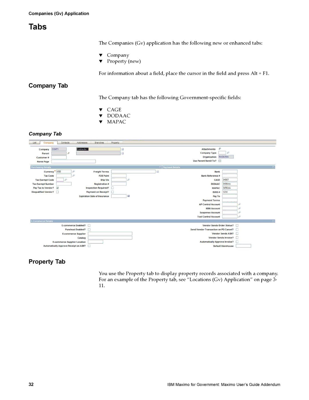 IBM SC23-8765-00 manual Company Tab 