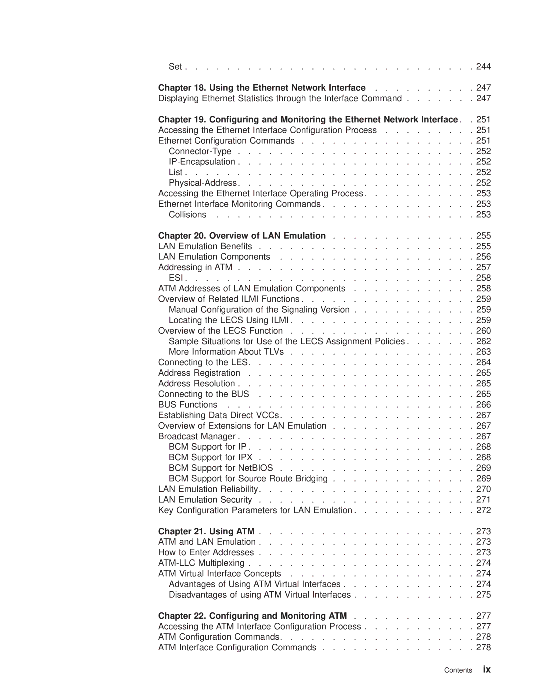 IBM SC30-3681-08 manual Using the Ethernet Network Interface, Conguring and Monitoring the Ethernet Network Interface 