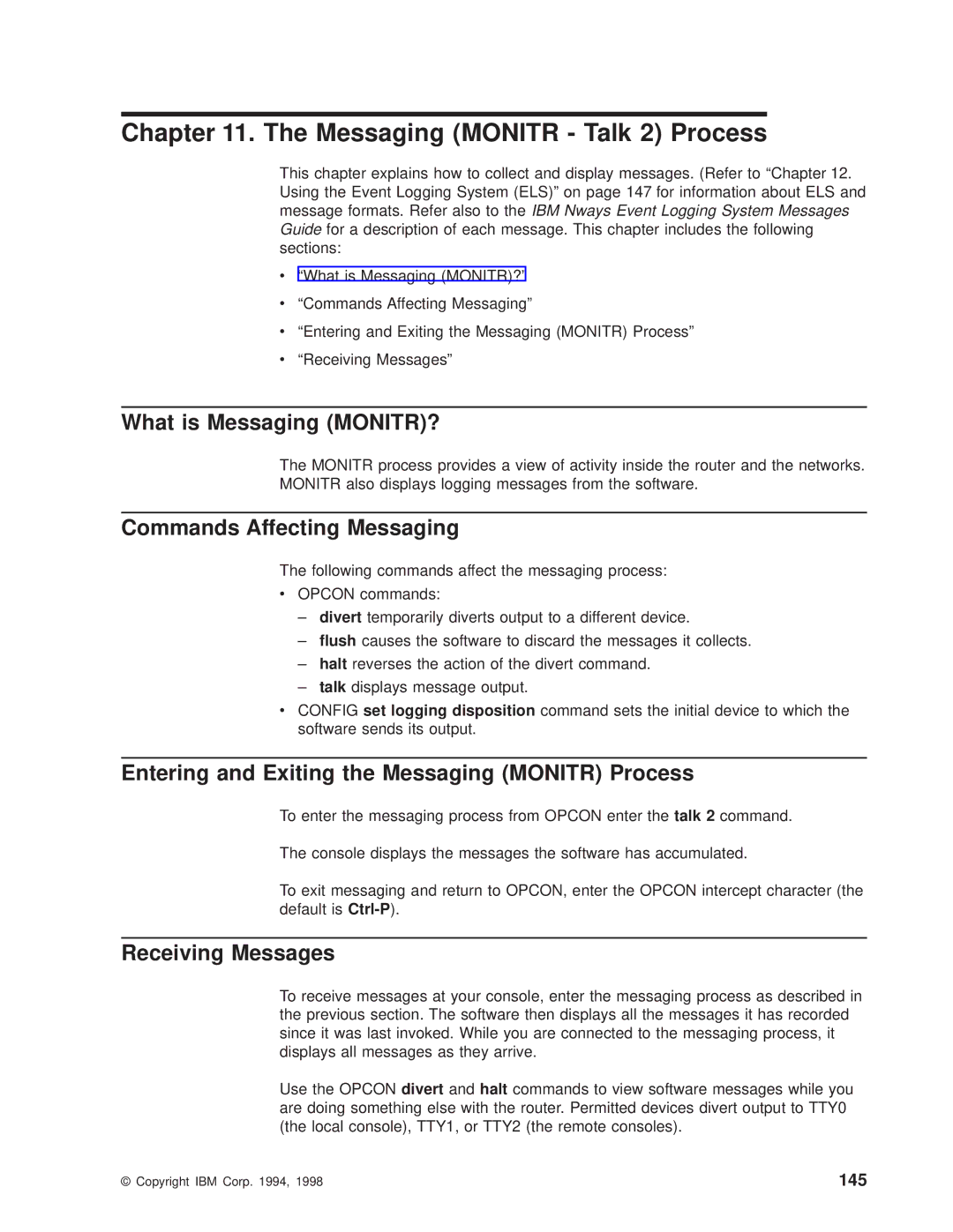 IBM SC30-3681-08 manual Messaging Monitr Talk 2 Process, What is Messaging MONITR?, Commands Affecting Messaging 