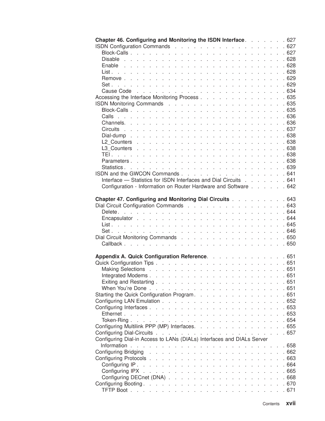 IBM SC30-3681-08 manual Conguring and Monitoring the Isdn Interface, Conguring and Monitoring Dial Circuits 