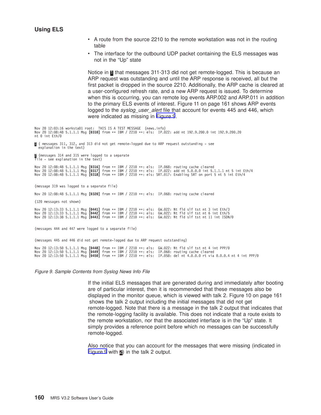 IBM SC30-3681-08 manual Sample Contents from Syslog News Info File, Msg 