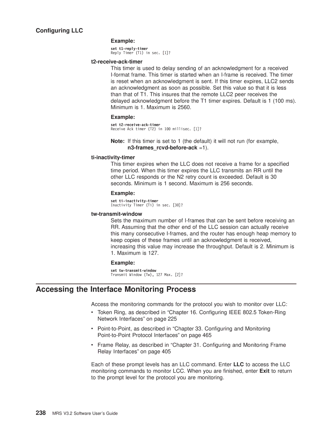 IBM SC30-3681-08 manual T2-receive-ack-timer, Ti-inactivity-timer, Tw-transmit-window 