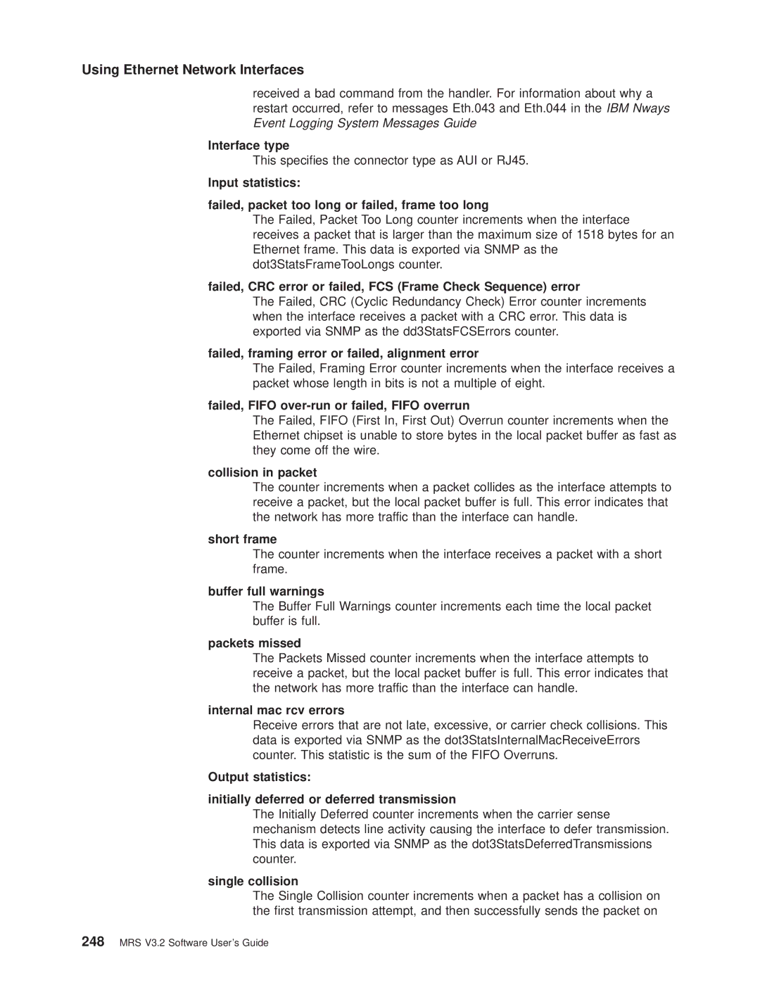 IBM SC30-3681-08 manual Using Ethernet Network Interfaces 