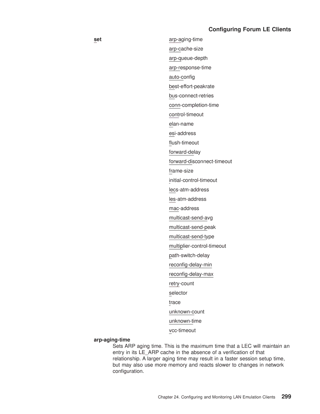 IBM SC30-3681-08 manual Arp-aging-time 