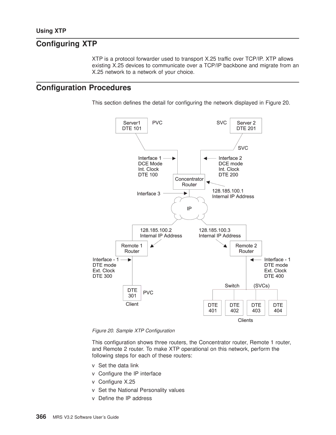 IBM SC30-3681-08 manual Conguring XTP, Conguration Procedures 