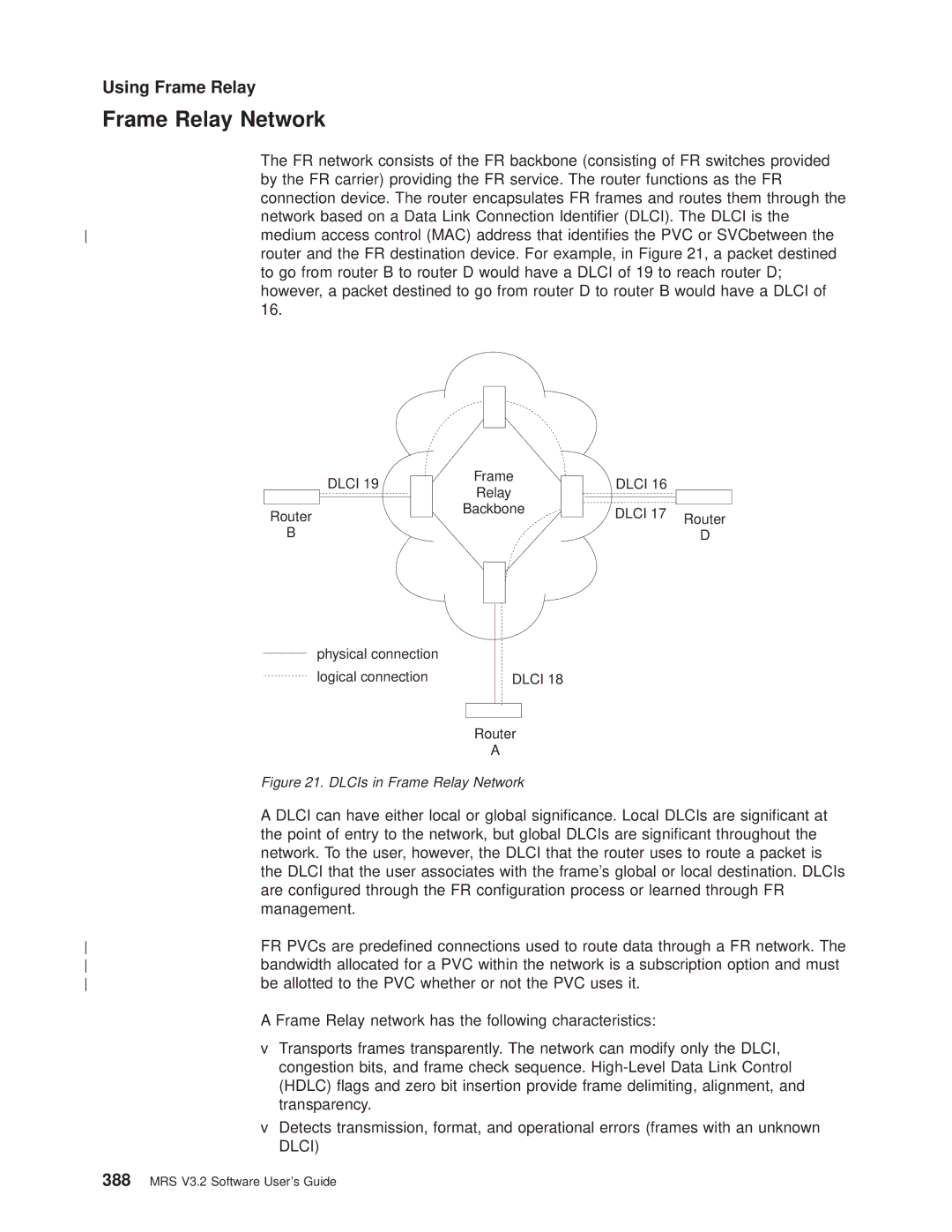 IBM SC30-3681-08 Frame Relay Network, Using Frame Relay, Management, Be allotted to the PVC whether or not the PVC uses it 