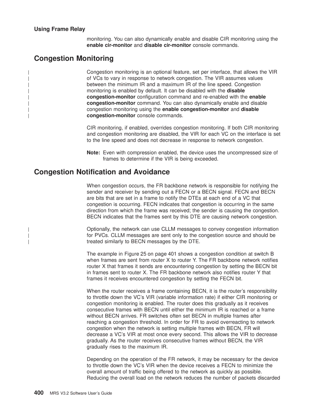 IBM SC30-3681-08 manual Congestion Monitoring, Congestion Notication and Avoidance, Congestion-monitor console commands 