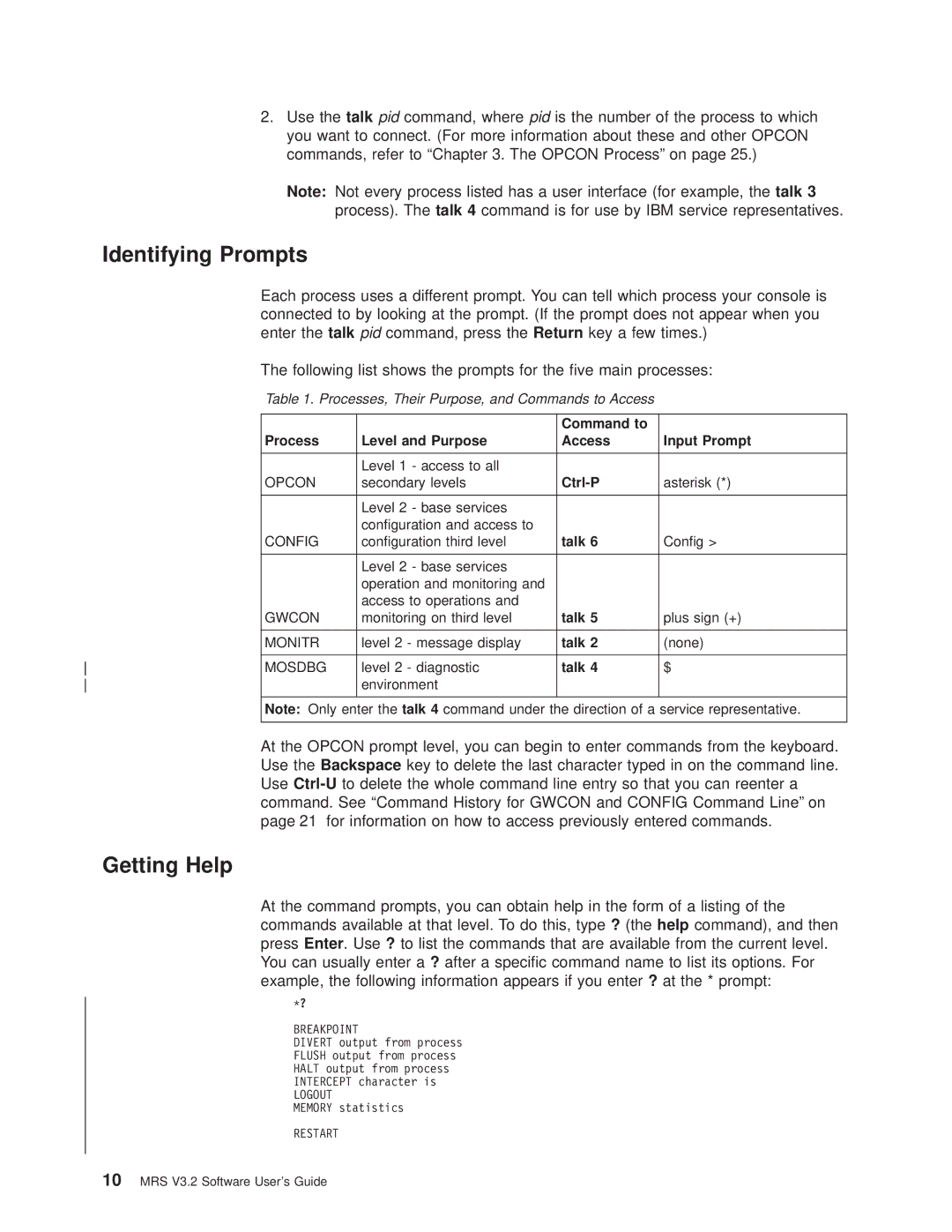 IBM SC30-3681-08 manual Identifying Prompts, Getting Help 