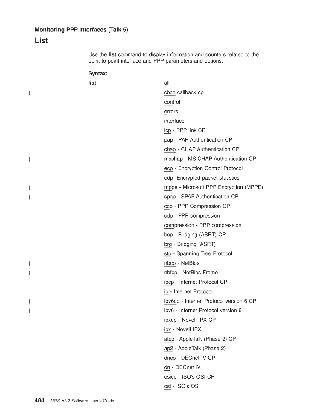 IBM SC30-3681-08 manual Monitoring PPP Interfaces Talk 