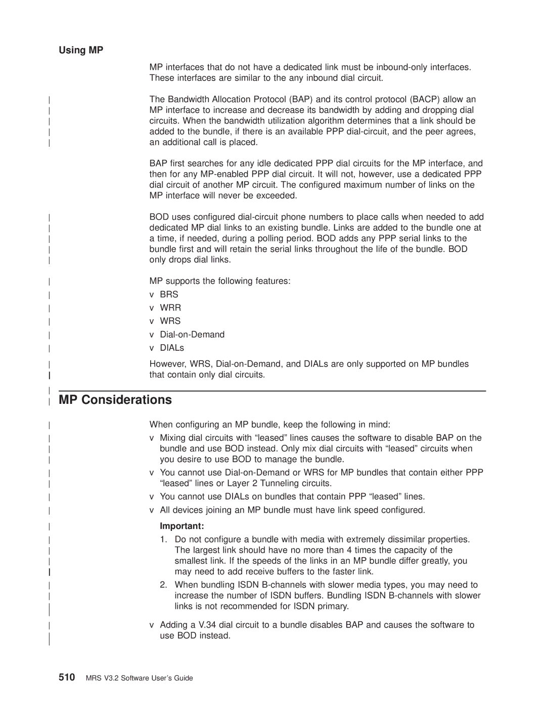 IBM SC30-3681-08 manual MP Considerations, Using MP 