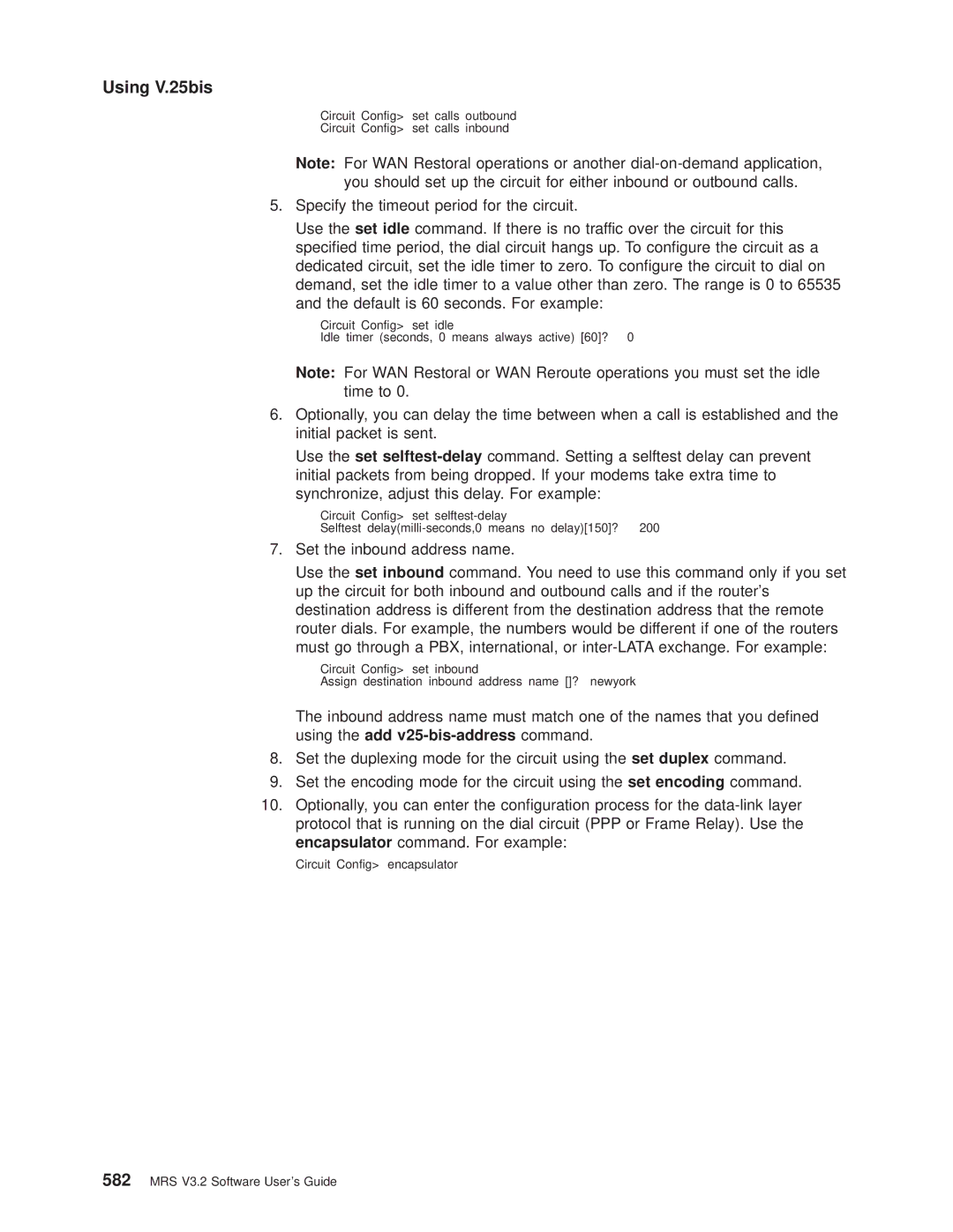 IBM SC30-3681-08 manual Circuit Configset selftest-delay 