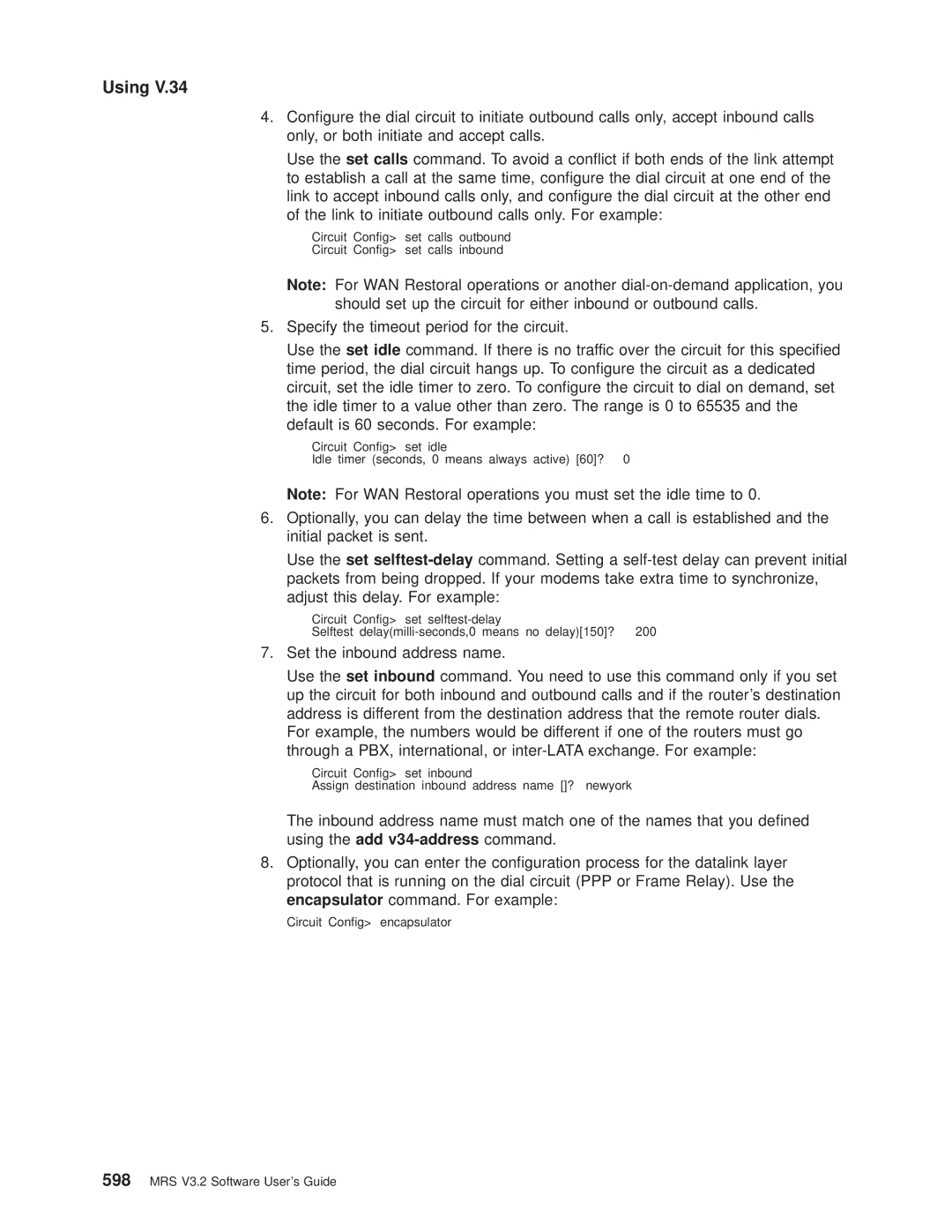 IBM SC30-3681-08 manual Circuit Configset selftest-delay 