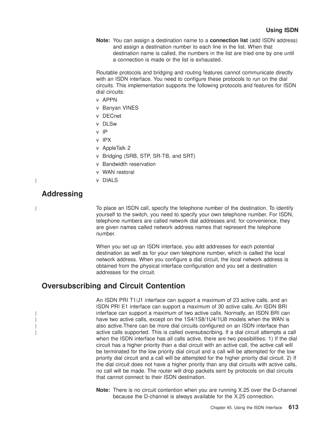 IBM SC30-3681-08 manual Addressing, Oversubscribing and Circuit Contention 