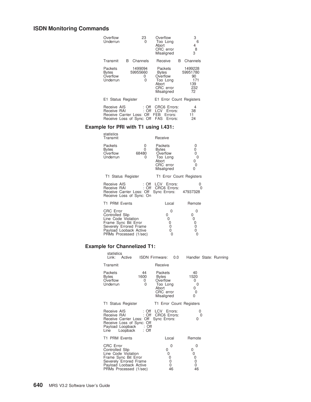 IBM SC30-3681-08 manual Example for PRI with T1 using, Example for Channelized T1 