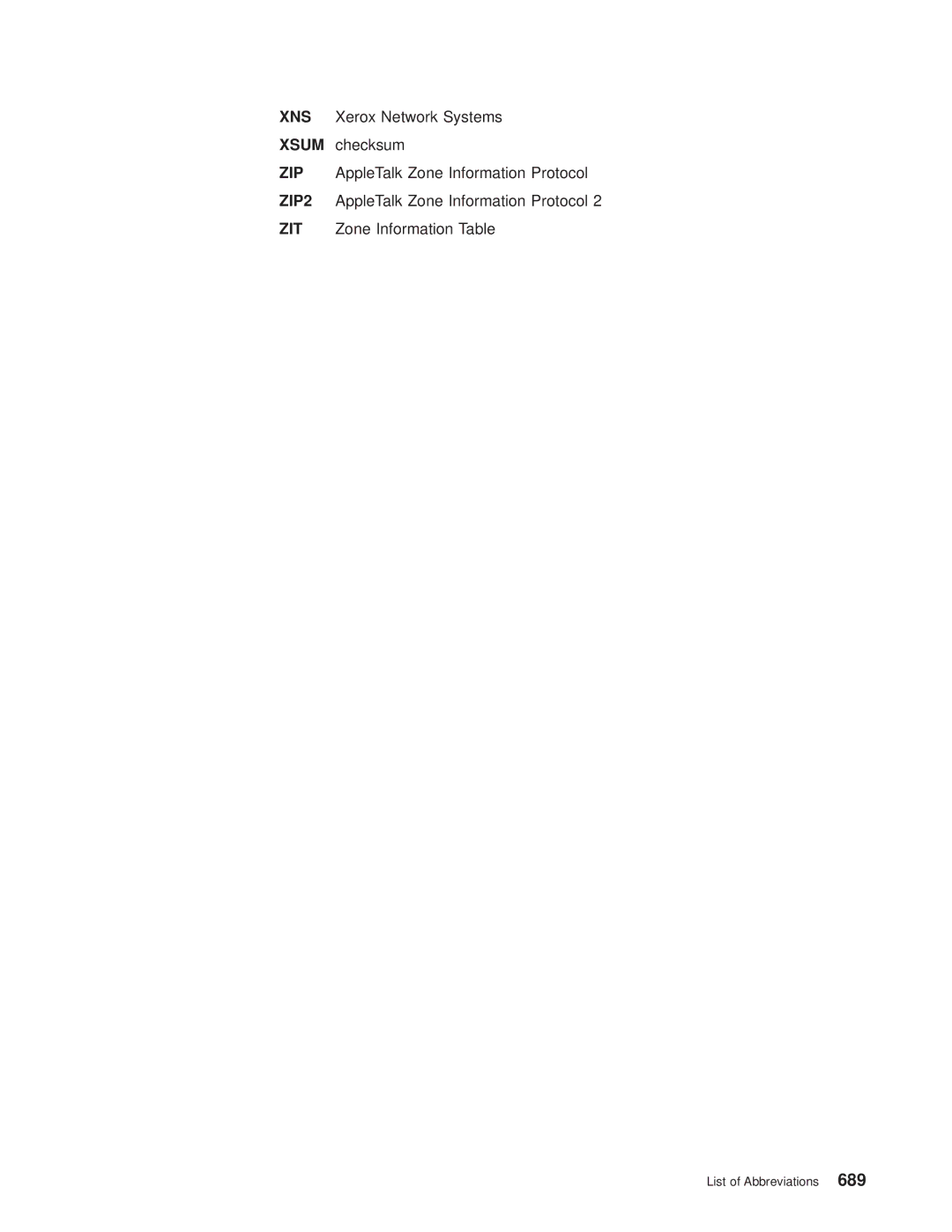 IBM SC30-3681-08 manual List of Abbreviations 