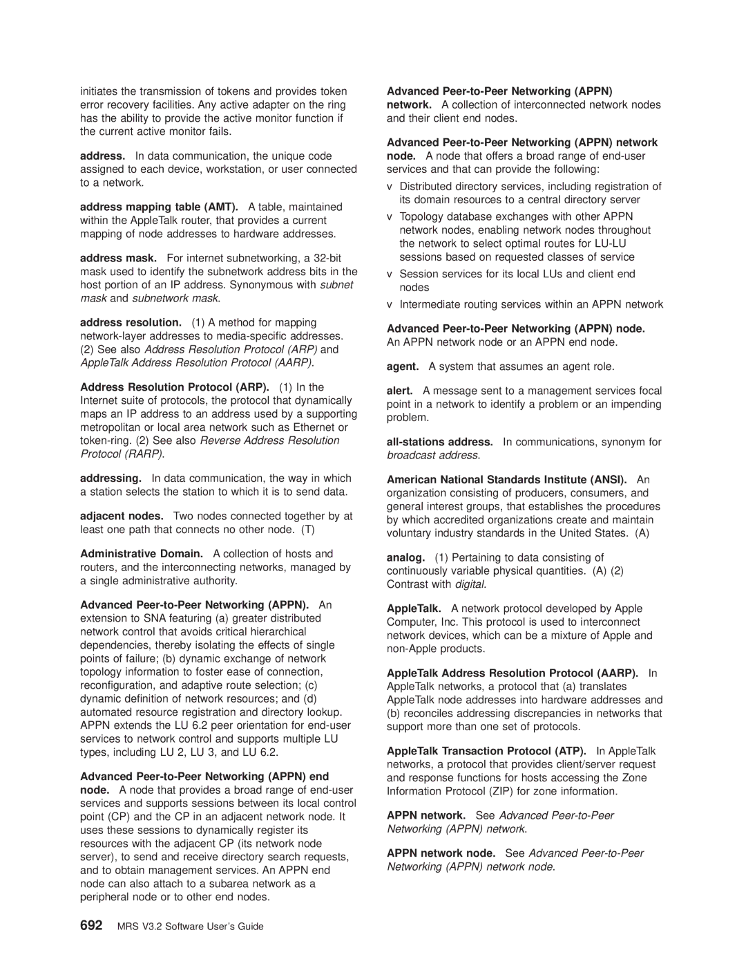 IBM SC30-3681-08 manual Advanced Peer-to-Peer Networking APPN. An, Advanced Peer-to-Peer Networking Appn end 