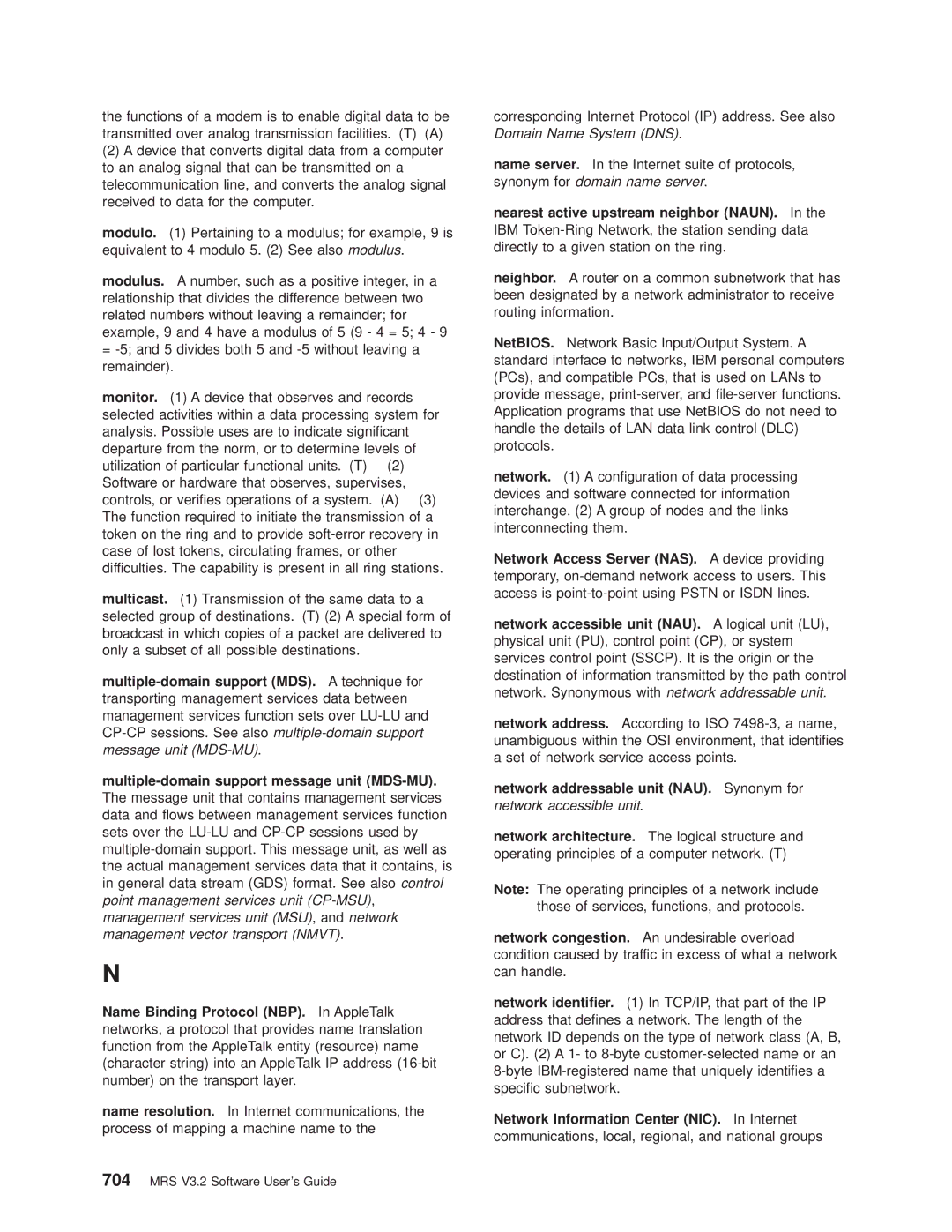 IBM SC30-3681-08 manual MRS V3.2 Software Users Guide 