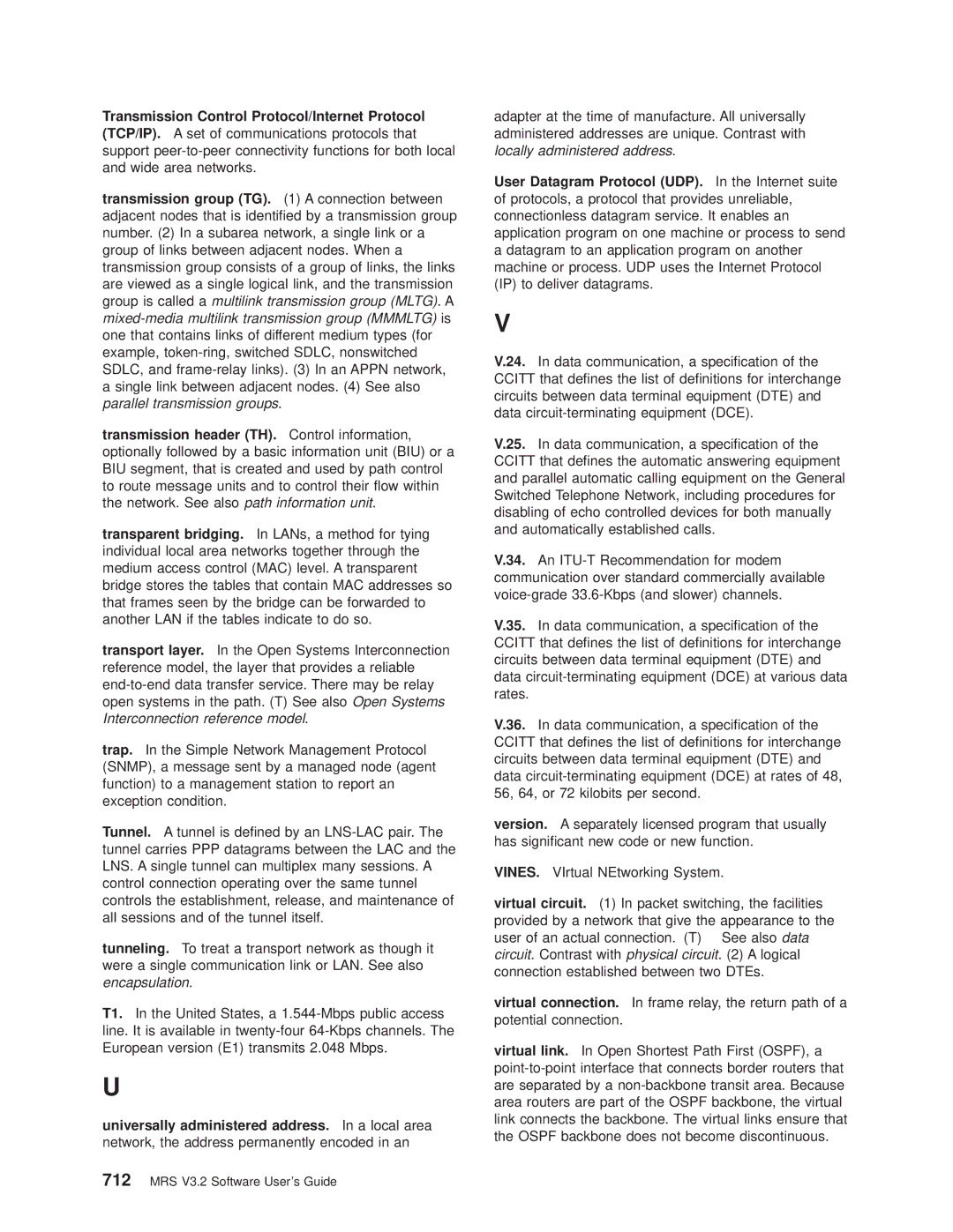 IBM SC30-3681-08 manual Transmission Control Protocol/Internet Protocol 