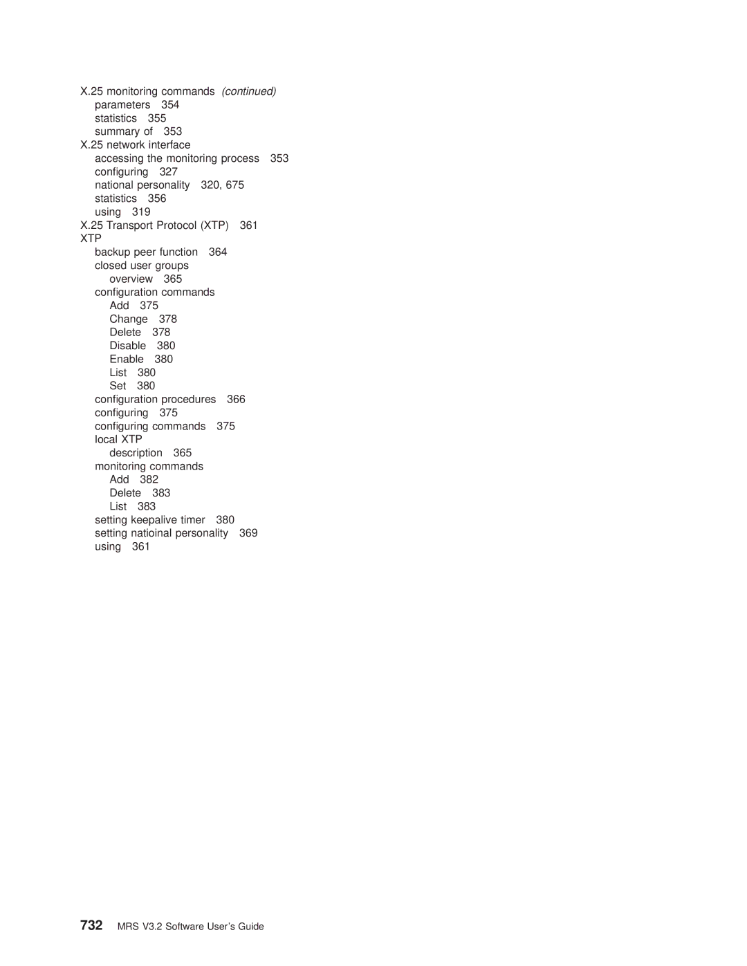 IBM SC30-3681-08 manual Xtp 