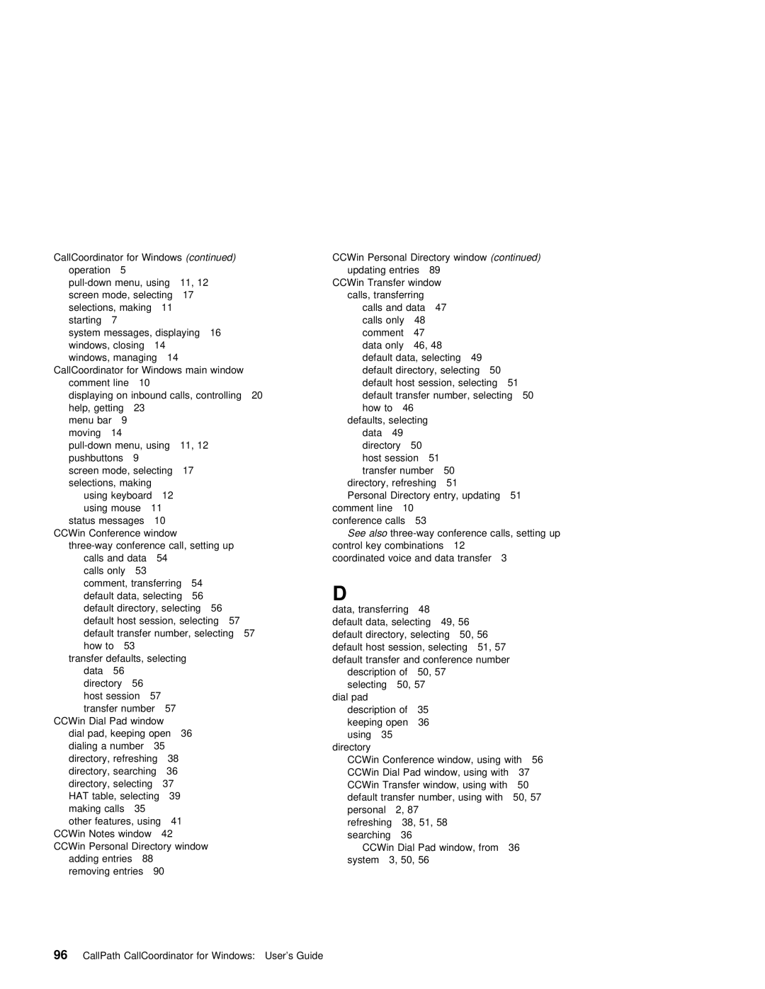 IBM SC31-6254-01 manual Window 