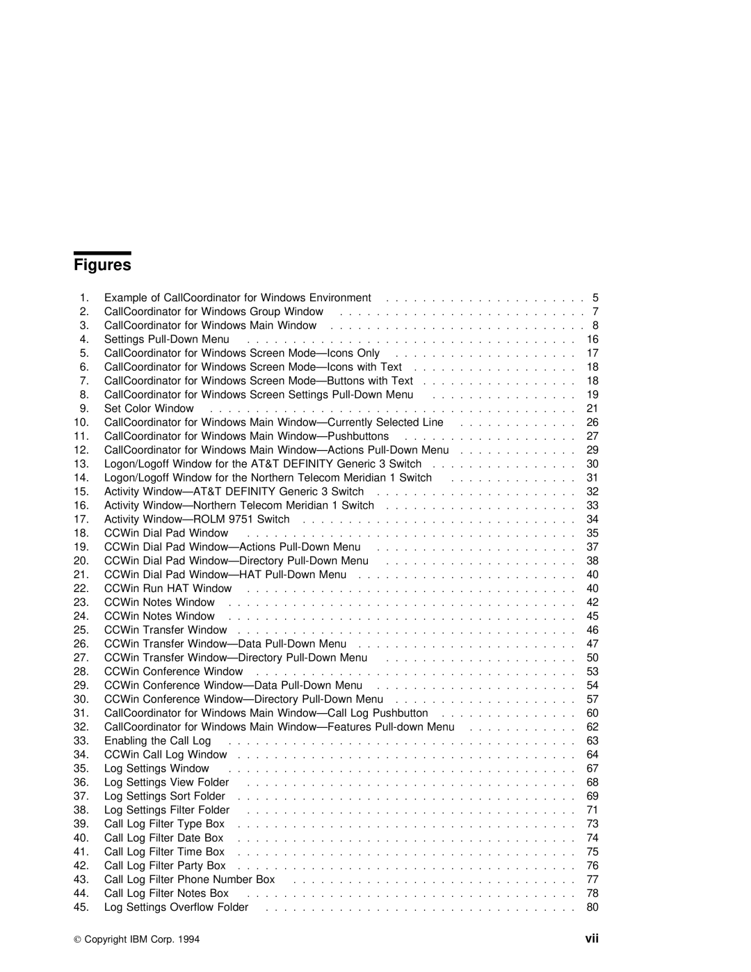 IBM SC31-6254-01 manual Figures 