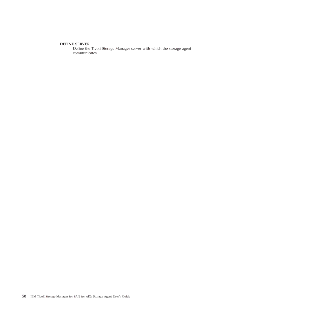 IBM SC32-0129-00 manual Define Server 