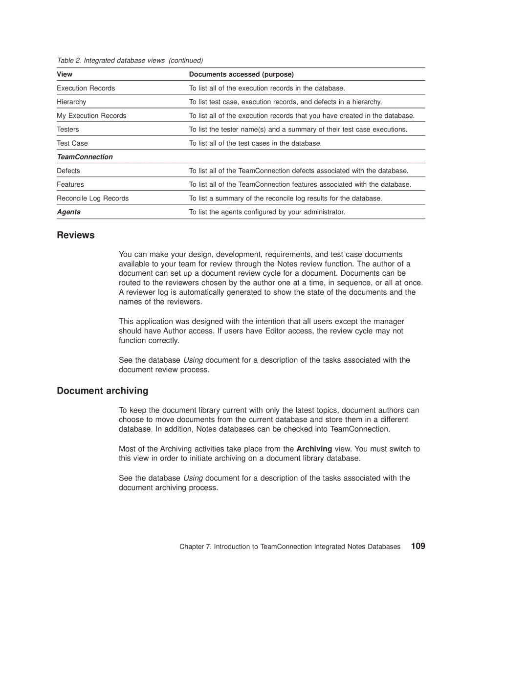 IBM SC34-4499-03 manual Reviews, Document archiving 