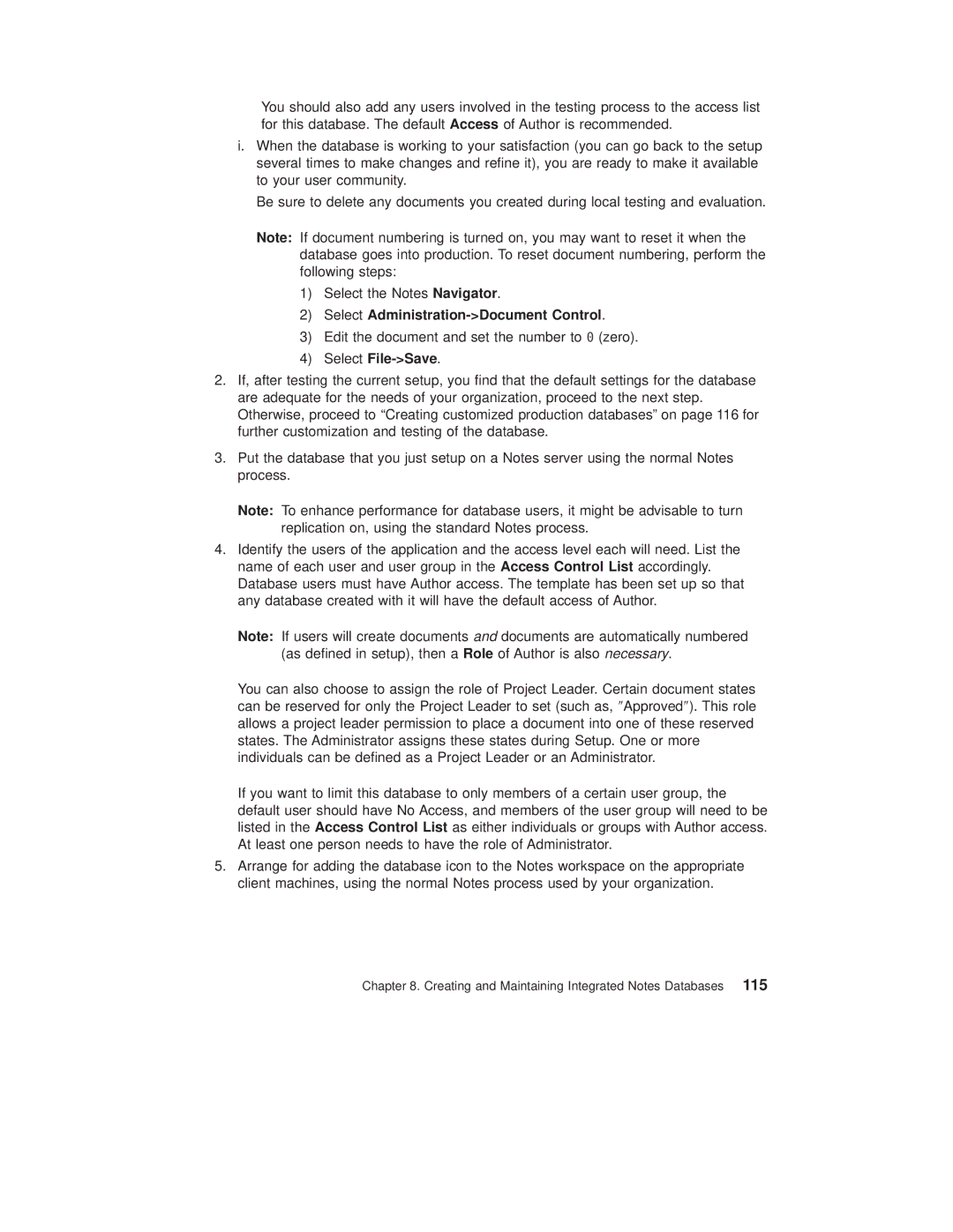 IBM SC34-4499-03 manual Select Administration-Document Control, Select File-Save 