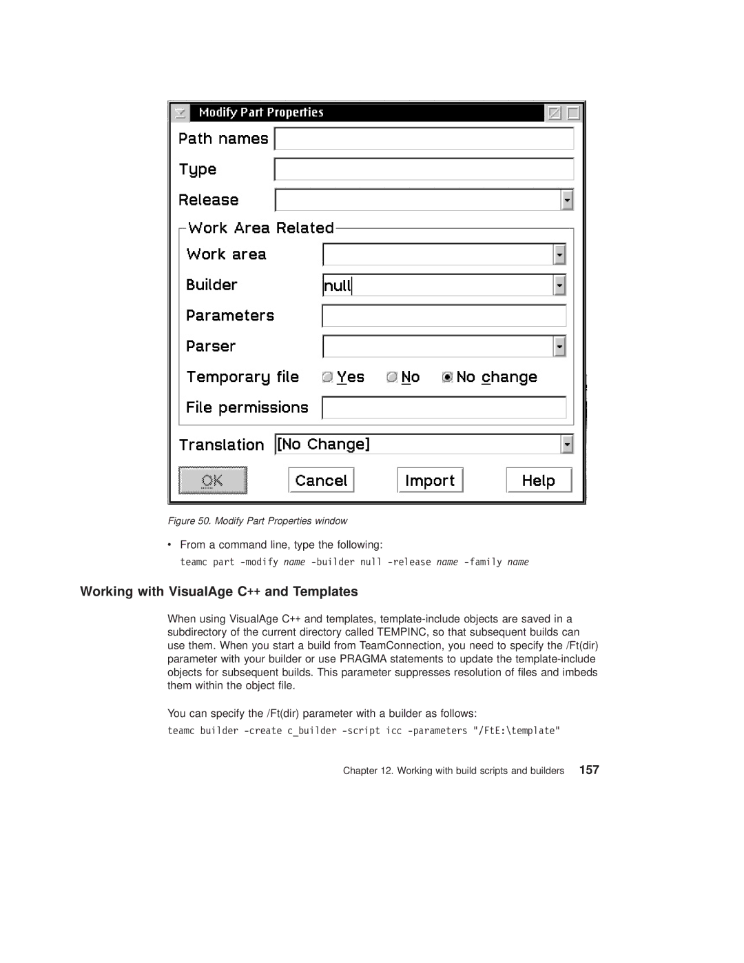 IBM SC34-4499-03 manual Working with VisualAge C++ and Templates 