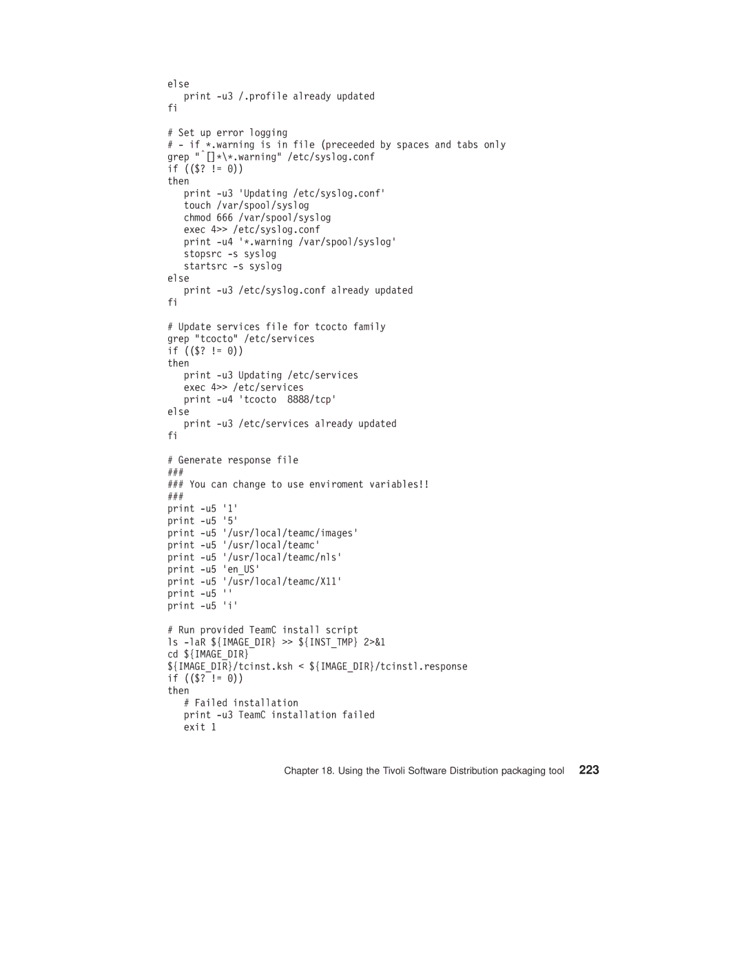 IBM SC34-4499-03 manual Using the Tivoli Software Distribution packaging tool 