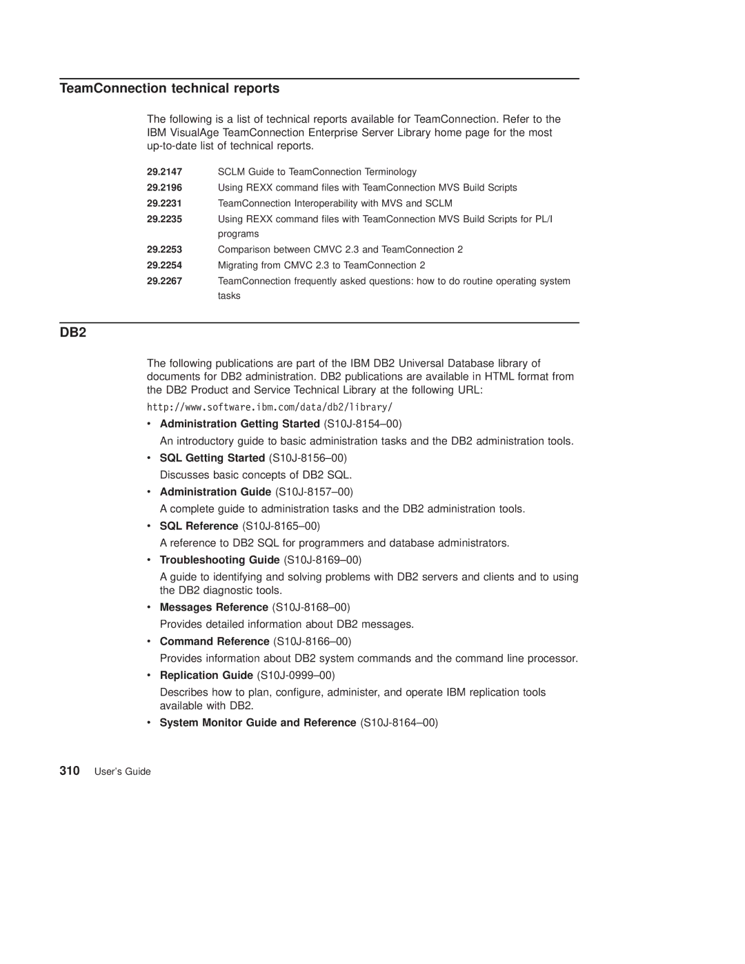 IBM SC34-4499-03 manual TeamConnection technical reports 