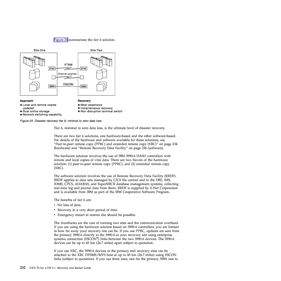 IBM SC34-7012-01 manual summarizes the tier 6 solution 