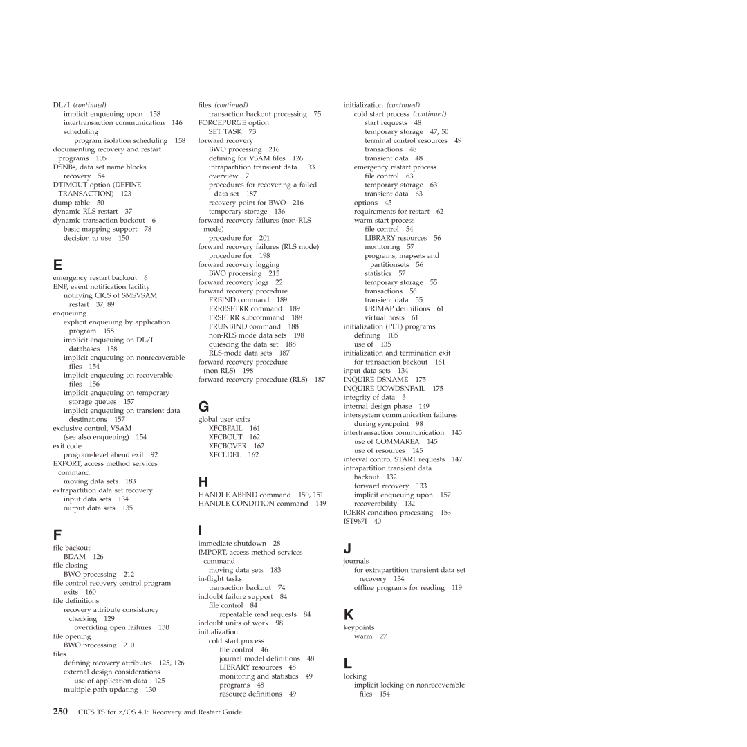 IBM SC34-7012-01 manual Dl/I 