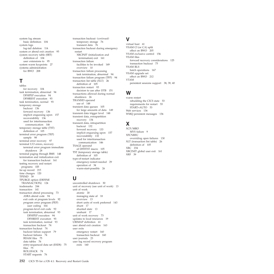 IBM SC34-7012-01 manual Tpend 