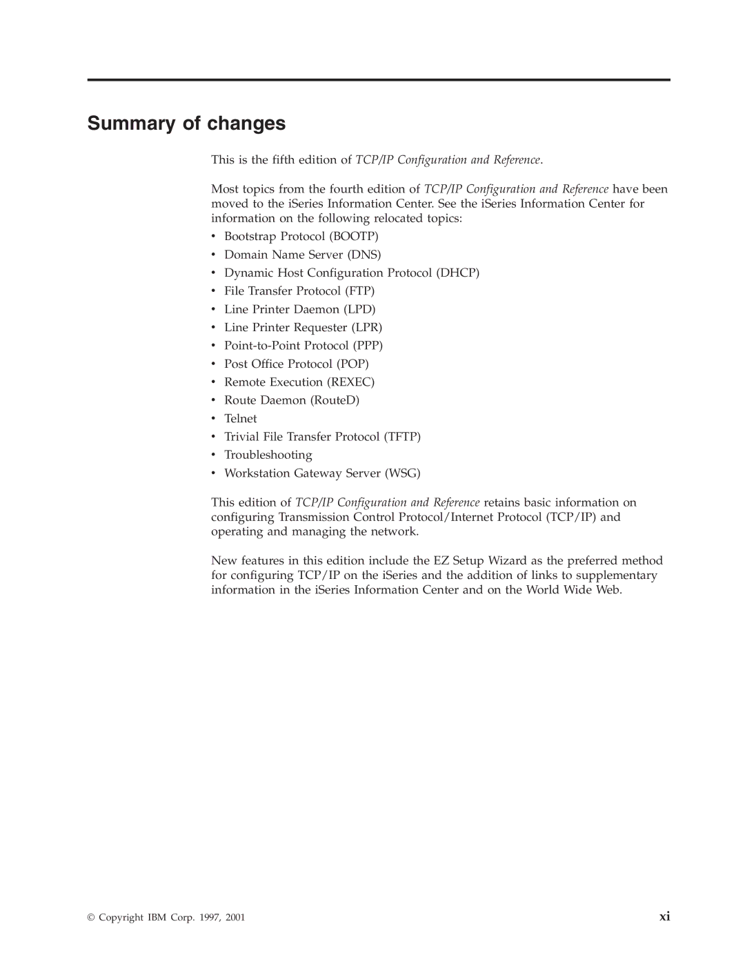 IBM SC41-5420-04 manual Summary of changes 