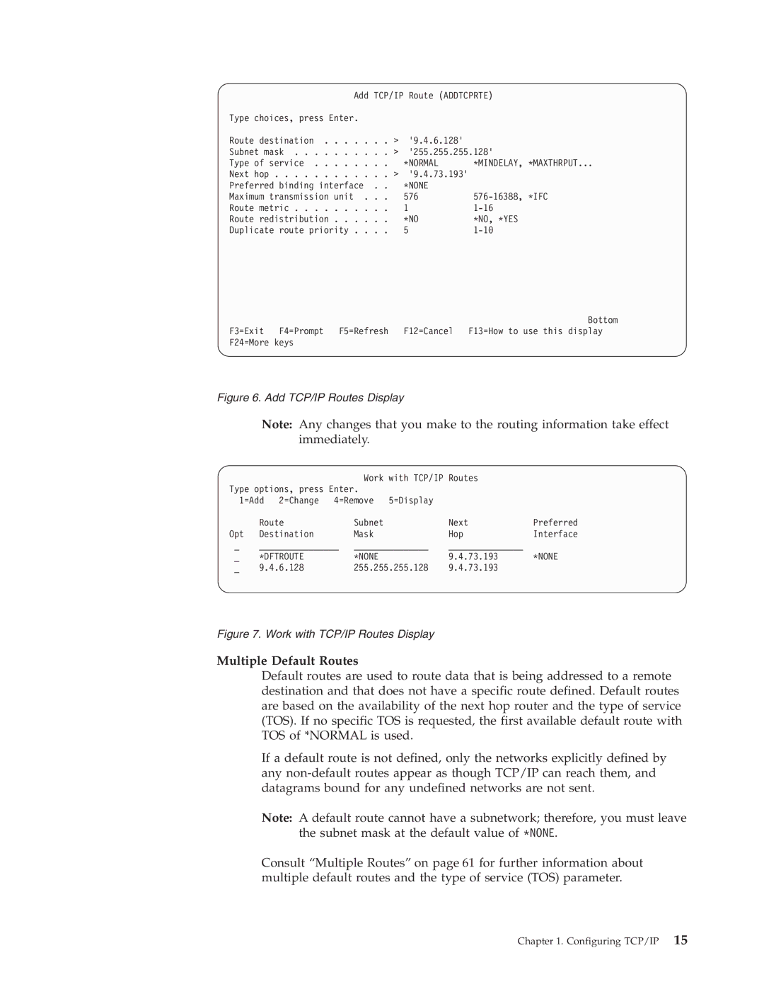 IBM SC41-5420-04 manual Multiple Default Routes, Normal, No, *Yes 