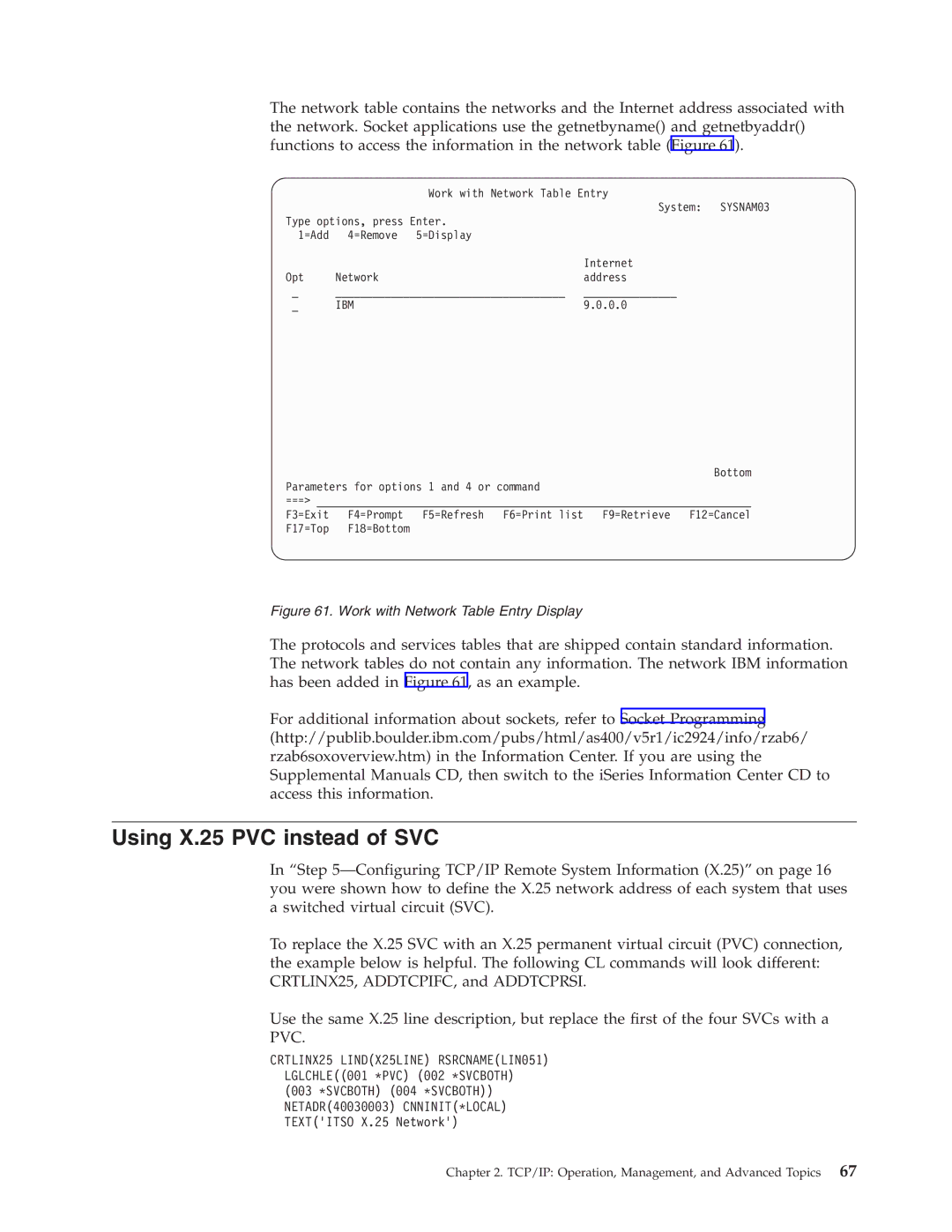 IBM SC41-5420-04 manual Using X.25 PVC instead of SVC, Ibm 