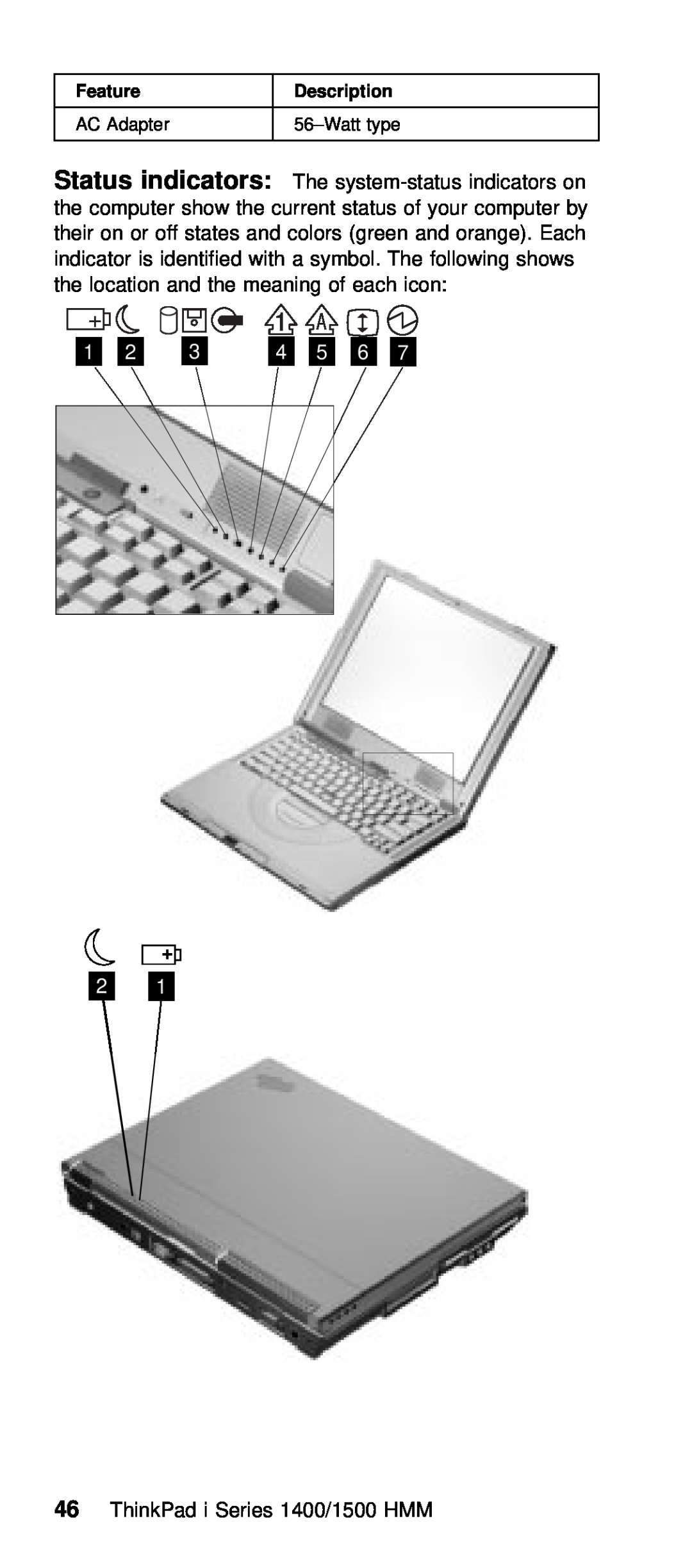 IBM Series 1500, Series 1400 manual Feature, Description 