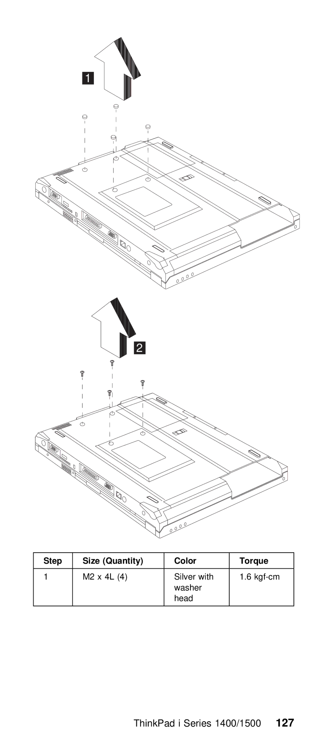 IBM Series 1500 manual ThinkPad i Series 1400/127500 