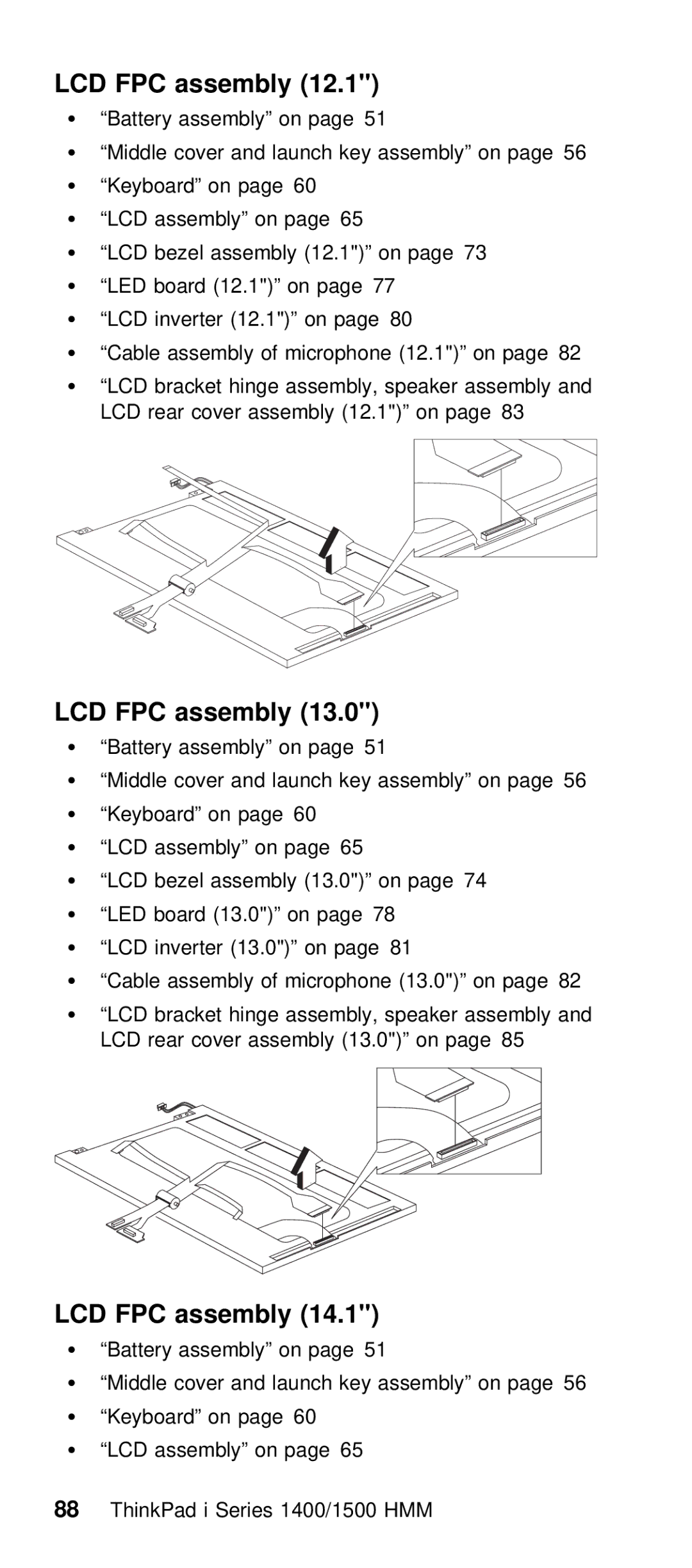 IBM Series 1500, Series 1400 manual Bracket hinge assembly, speaker assembly a, Rear Cover Assembly 