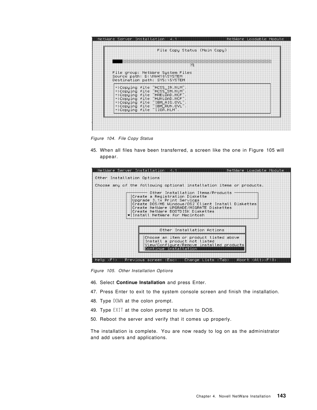 IBM SG24-4576-00 manual File Copy Status 