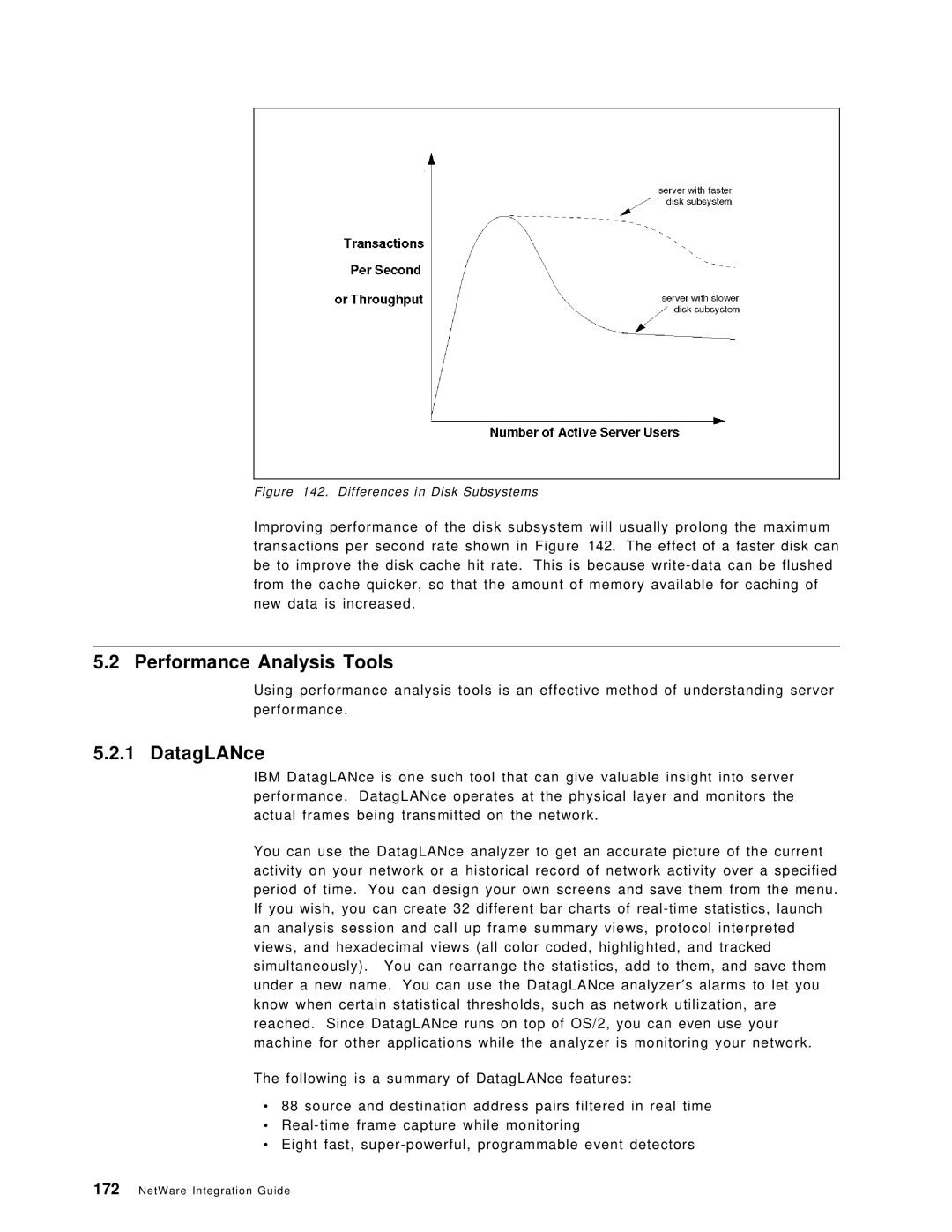 IBM SG24-4576-00 manual Performance Analysis Tools, DatagLANce 