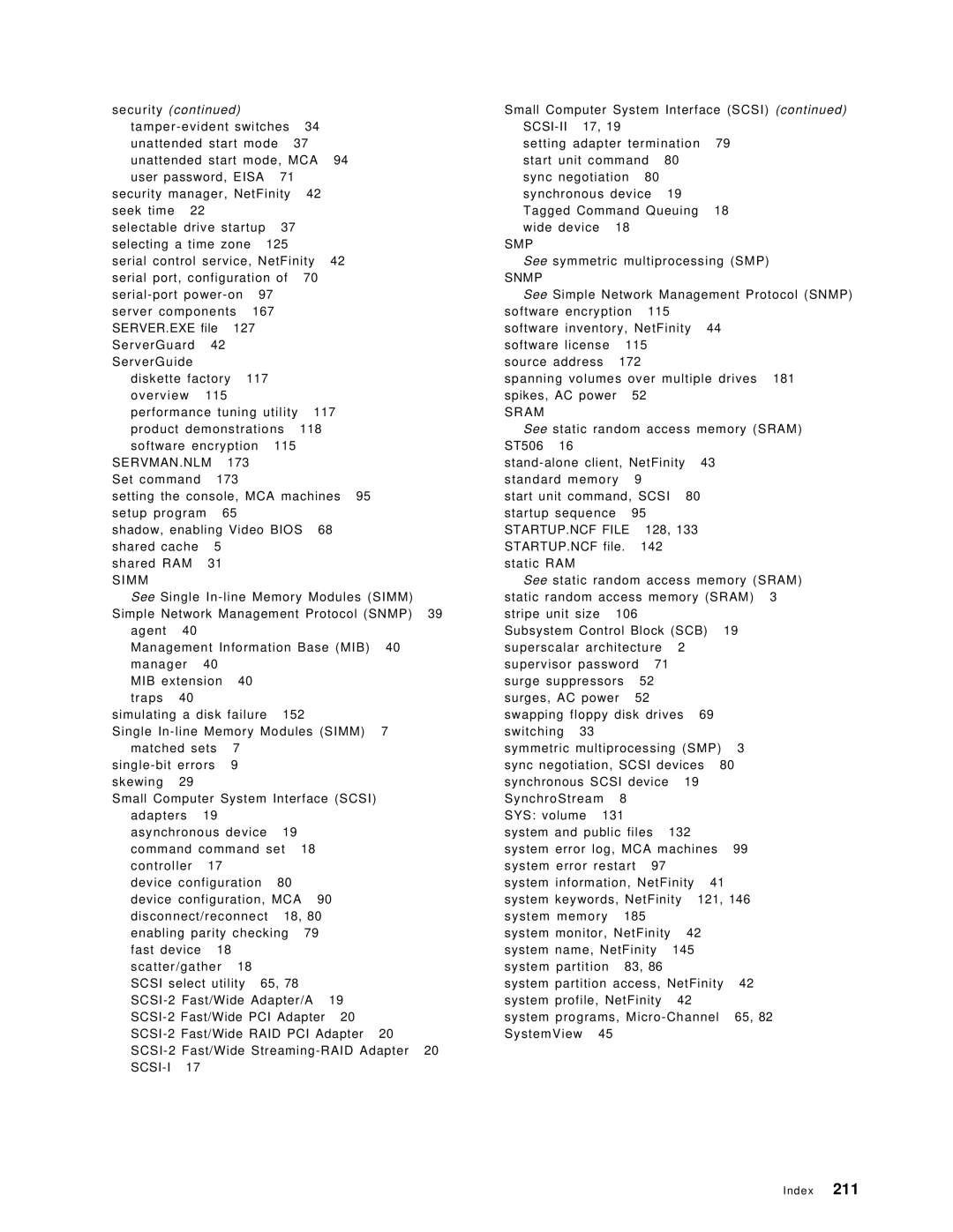 IBM SG24-4576-00 manual Security 