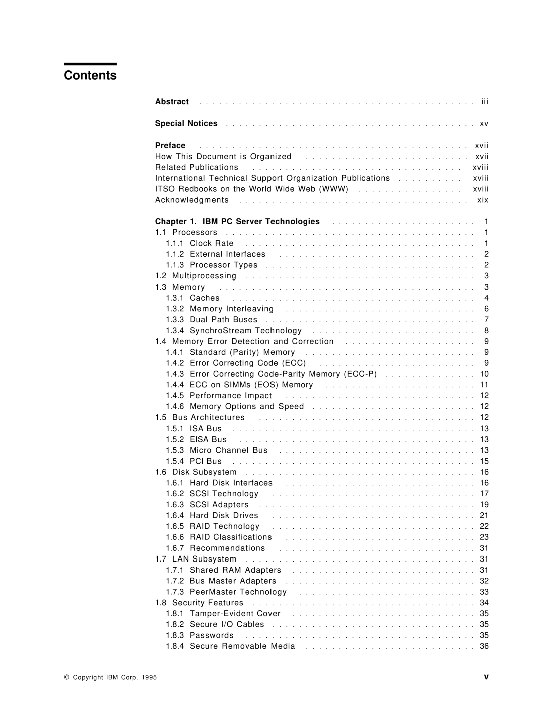 IBM SG24-4576-00 manual Contents 