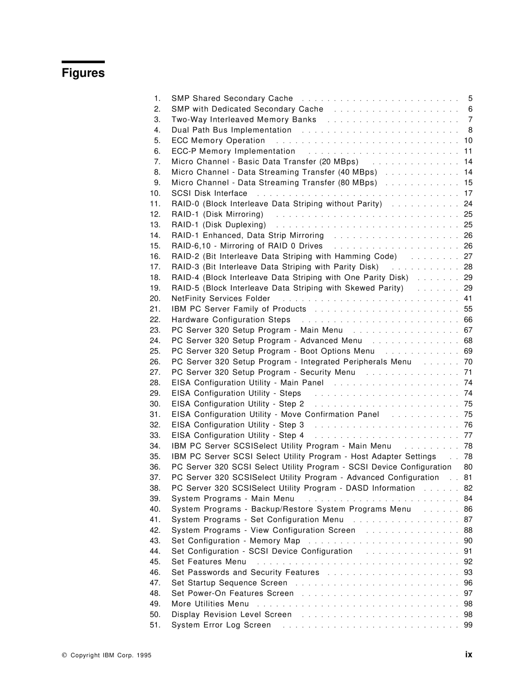 IBM SG24-4576-00 manual Figures 