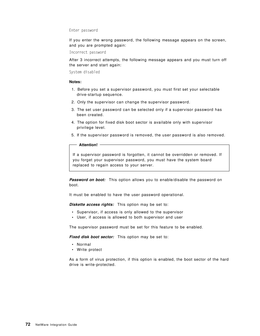 IBM SG24-4576-00 manual Enter password 