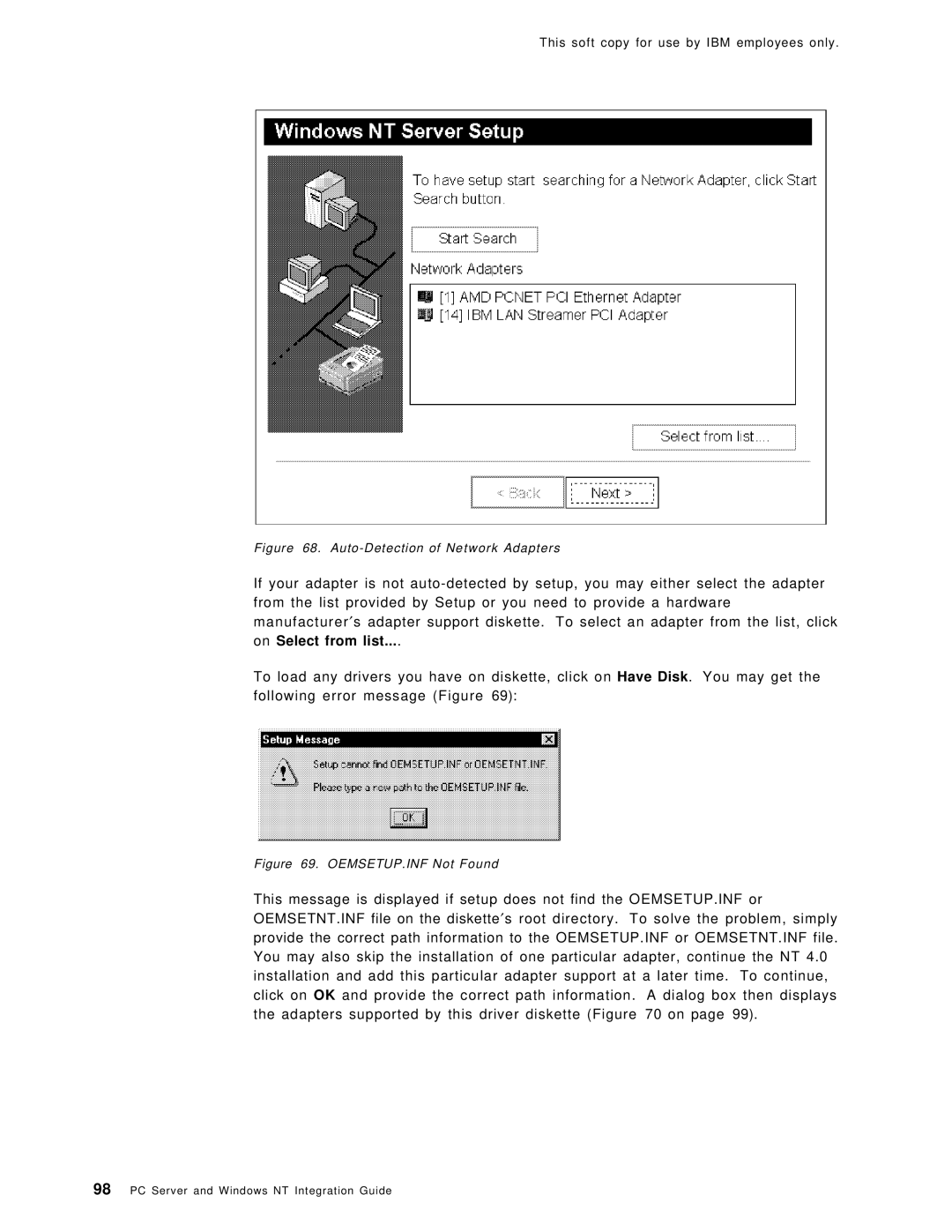 IBM SG24-4763-00 manual Auto-Detection of Network Adapters 