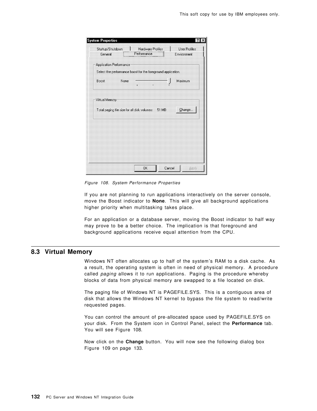 IBM SG24-4763-00 manual Virtual Memory, System Performance Properties 