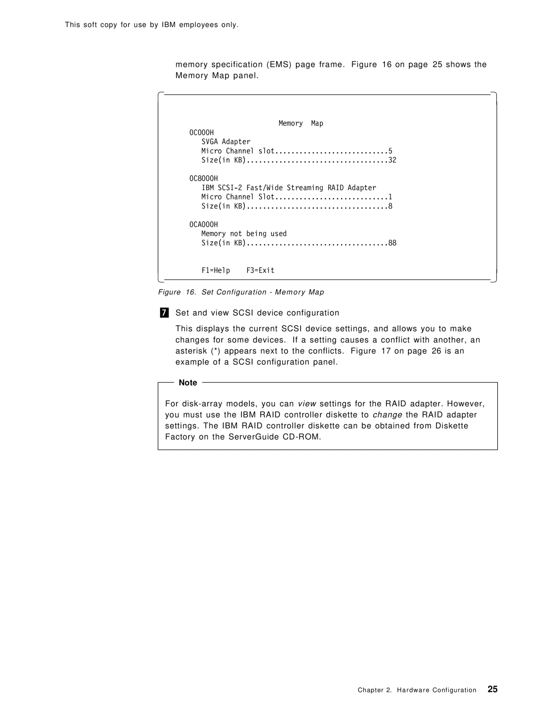 IBM SG24-4763-00 manual Memory Map 0C000H Svga Adapter 